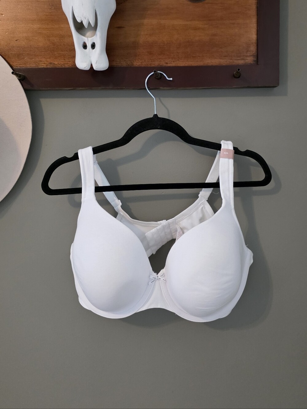 Cacique New Lightly Lined Full Coverage White Bra 42D